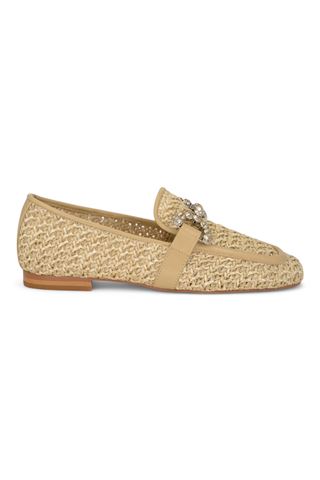 Mocassino donna in corda intrecciata colore naturale. ALMA EN PENA | 304-SAND
